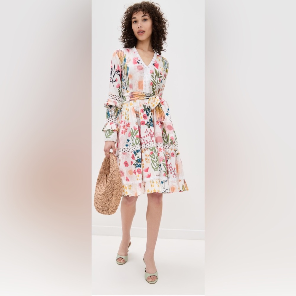 Guadalupe Design
Madelyn Short Dress Floral Print Ruffle Dress